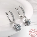 Suspended Halo Earrings – Weightless Sparkle