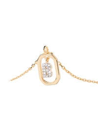 Gold-Finish A–Z Letter Pendant Necklace