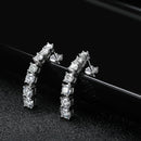Moissanite Drop Earrings