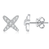Fine Cross Earrings