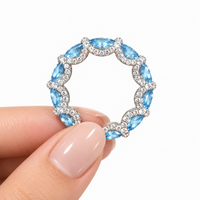 Azure Sapphire Ring — A Depth of Endless Light