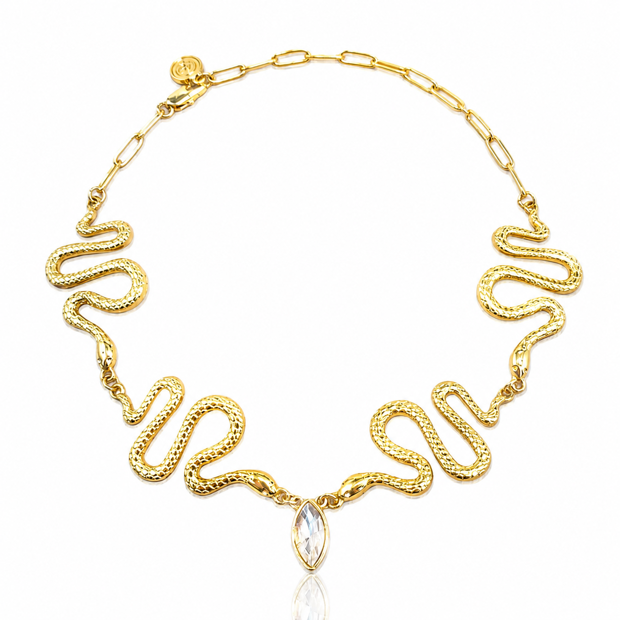 Serpentine Necklace — Elegance in Motion
