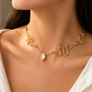 Serpentine Necklace — Elegance in Motion