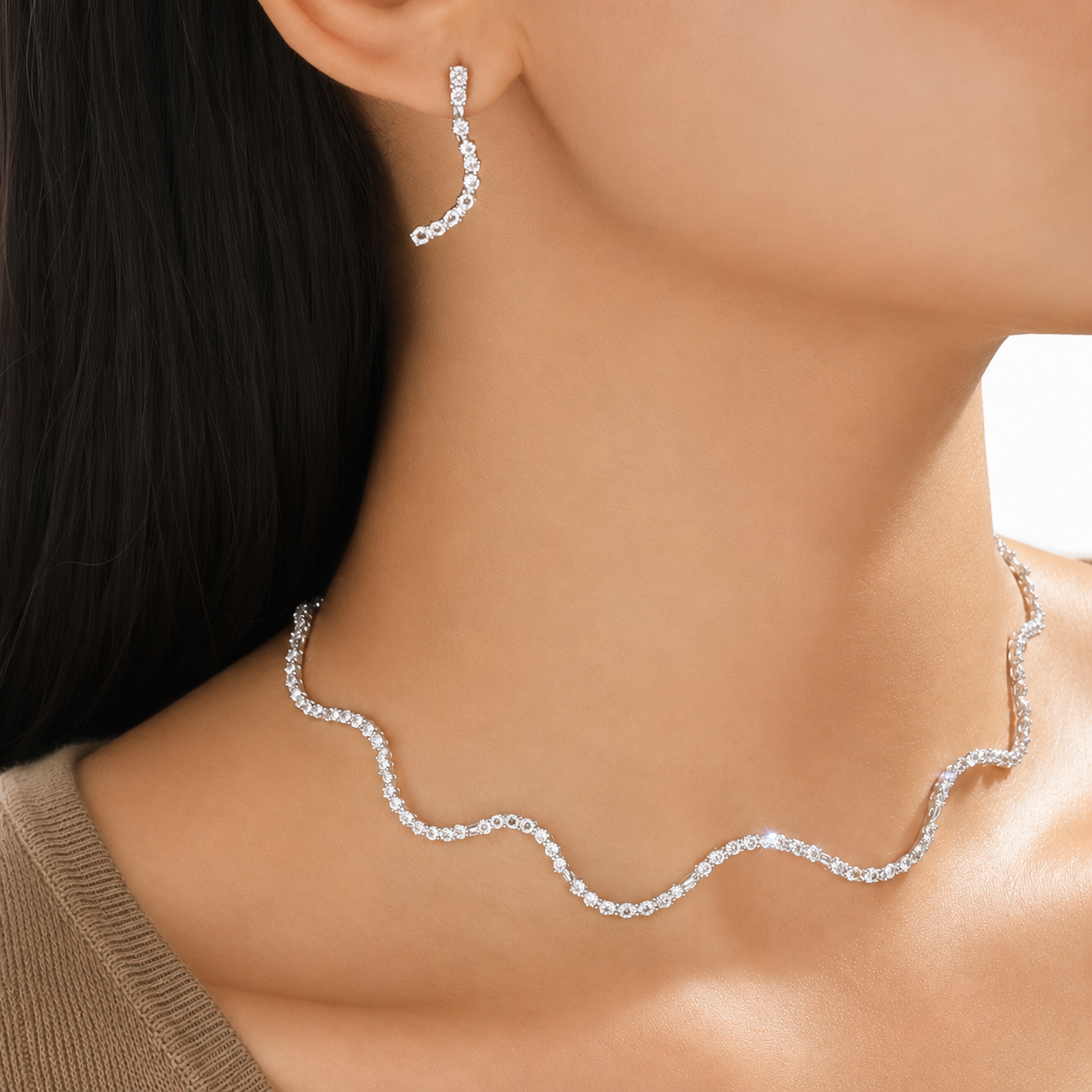 Wave Jewelry Set — Light in Every Movement