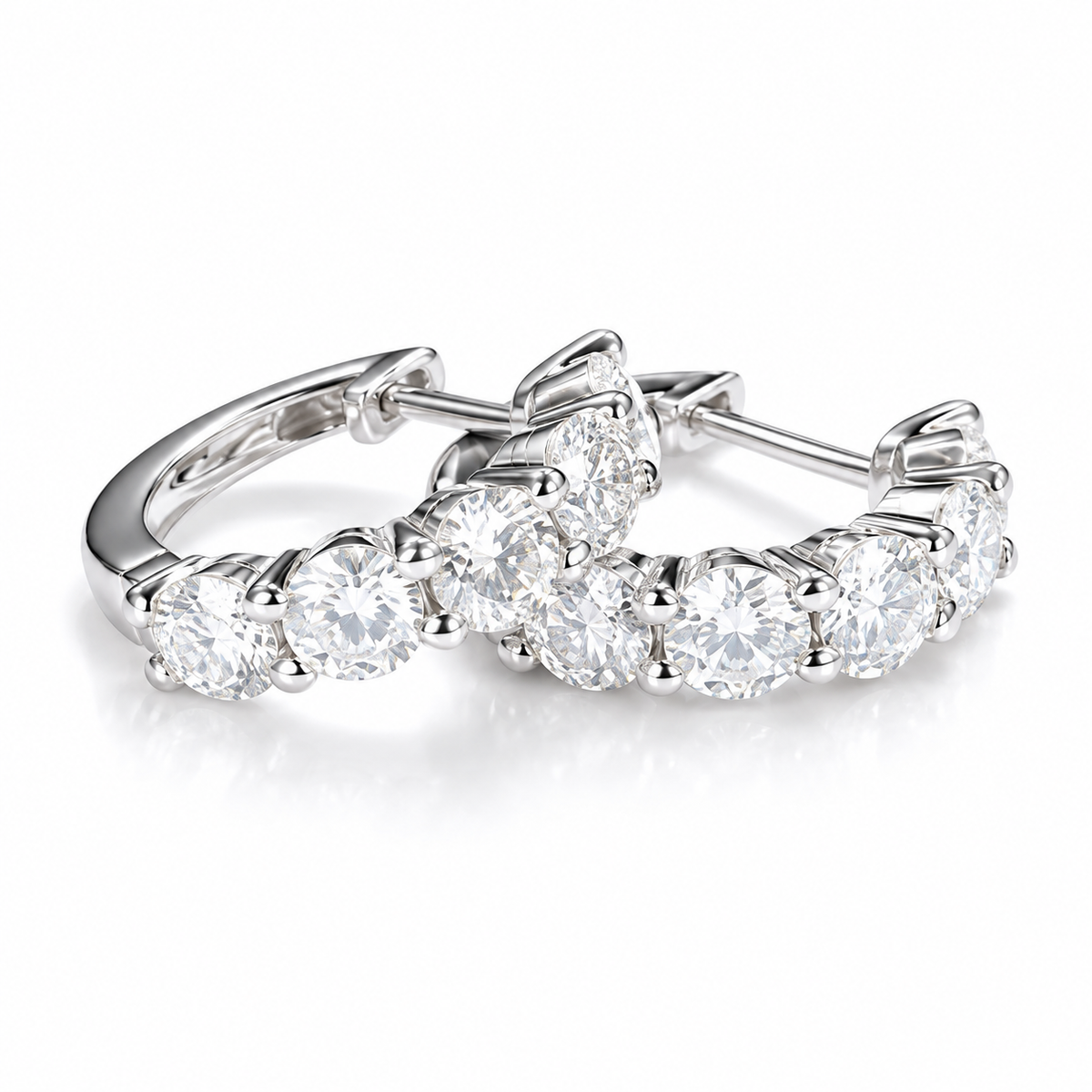 Diadem Earrings – A Pure and Timeless Sparkle