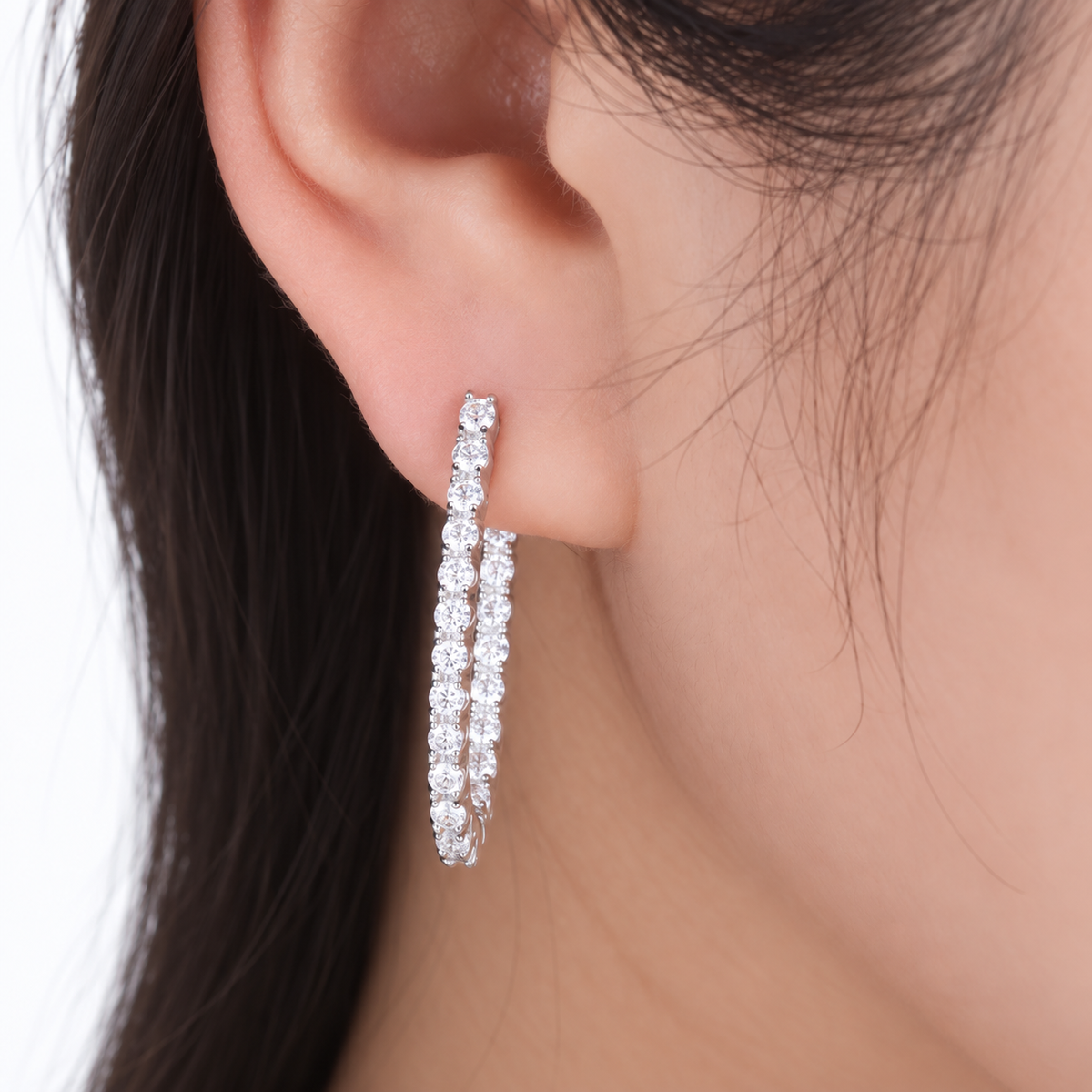 Cascade Earrings -  A Pure and Timeless Sparkle