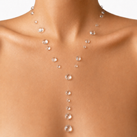 Dewdrop Necklace — Light Against the Skin