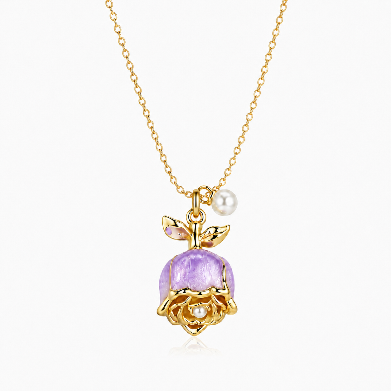 Bloom Necklace — A Flower Awakening to the Light
