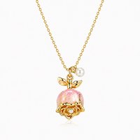 Bloom Necklace — A Flower Awakening to the Light