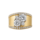 Vintage Gold Zirconia Radiance Ring