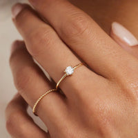 Monsio Gold Minimalist Ring