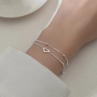 Delicate heart Whisper Bracelet