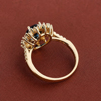 Vionne Sapphire Oval Ring