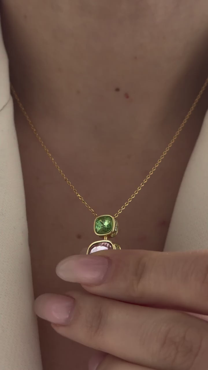 Duality Necklace — Two Sparkles, One Essence
