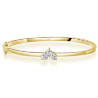 Heart-Shaped Moissanite Bracelet